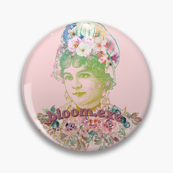 Item preview, Bloom.exe Vibrant green Victorian Girl Collage designed and sold by mooncakekaro.