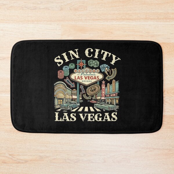Item preview, Vintage Las Vegas Souvenir Sin City Nevada Retro Las Vegas designed and sold by DSWShirts.