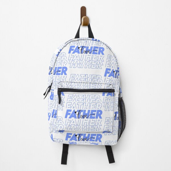 Item preview, Father Love Stacked Blue Typography Father's Day Modern Design designed and sold by VibranPalette.