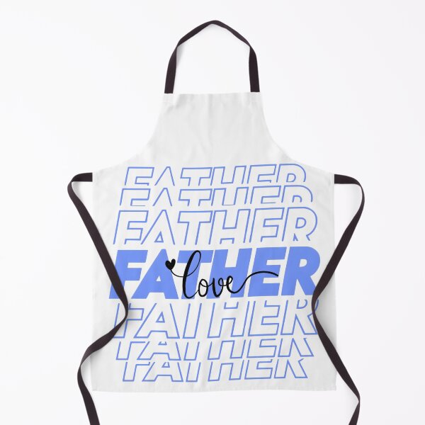 Item preview, Father Love Stacked Blue Typography Father's Day Modern Design designed and sold by VibranPalette.