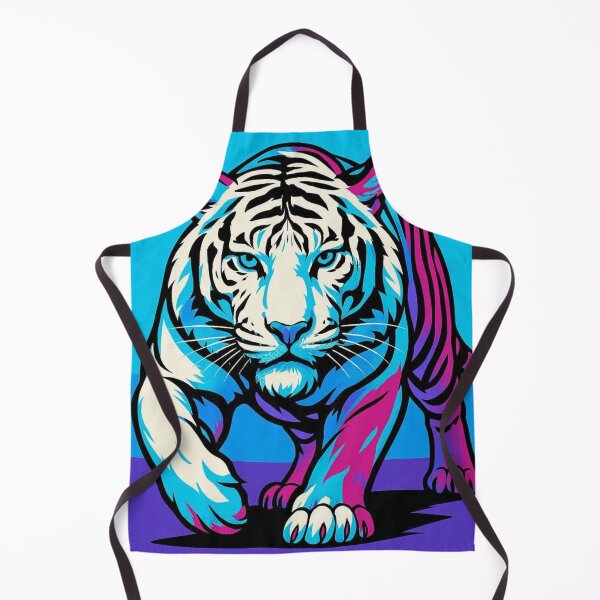 Item preview, Neon Apex – White Tiger in Motion designed and sold by TreatLLC.