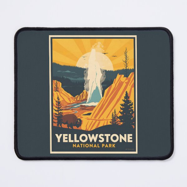 Item preview, Yellowstone National Park - Wyoming designed and sold by StudioRedKoala.