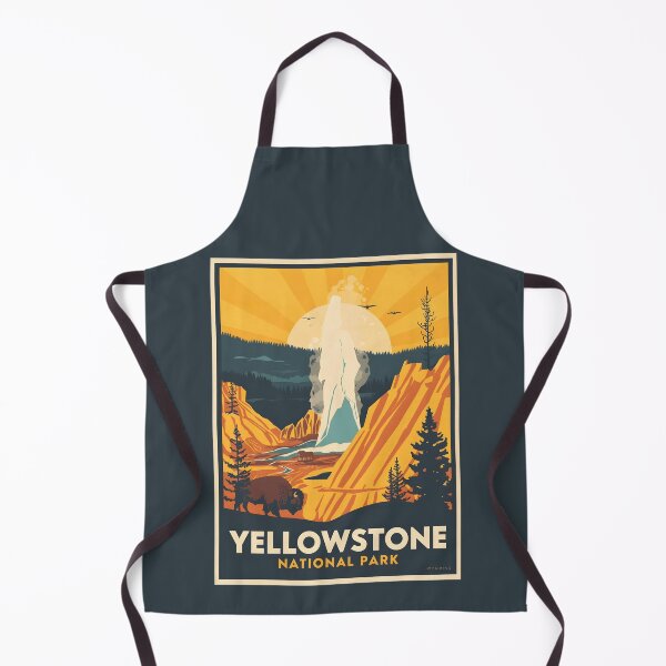 Item preview, Yellowstone National Park - Wyoming designed and sold by StudioRedKoala.