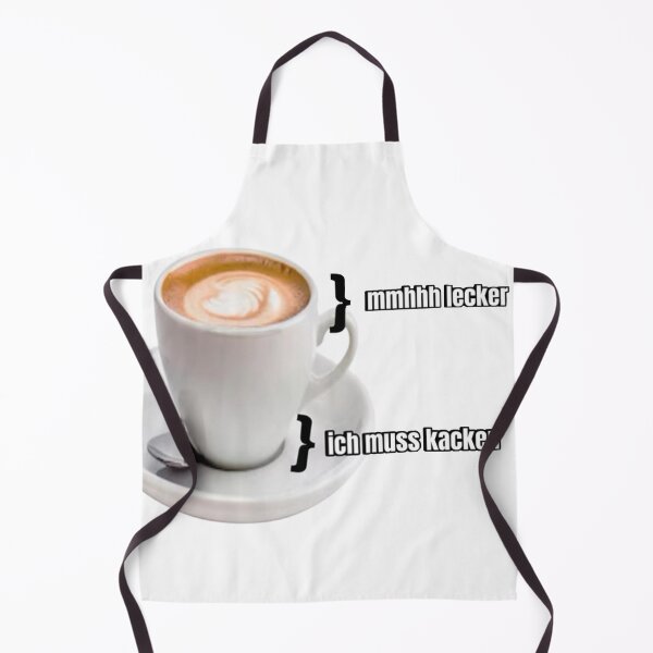 Item preview, Coffee meme: mmhhh lecker, und ich muss kacken designed and sold by Bigbaldred.