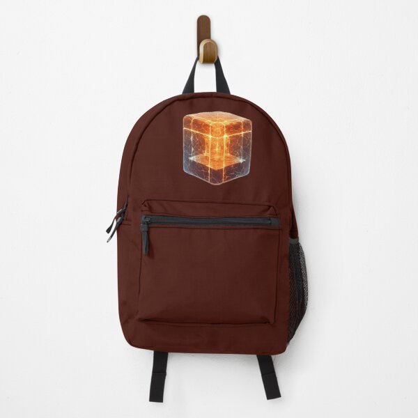 Item preview, Fire Tesseract Abstract Ember Art | Quantum Ember - Specimen MUS-Se4 designed and sold by Aethereal Labs.