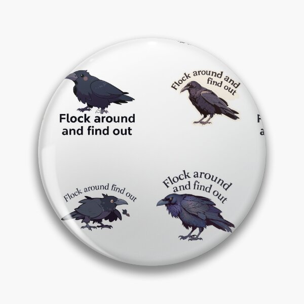 Item preview, Mini Flock around and find out sticker pack designed and sold by MendaciousMina.