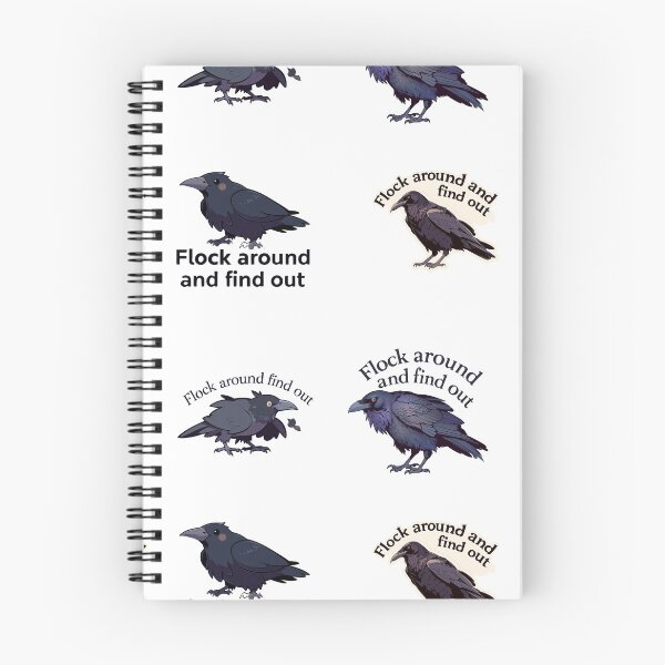 Item preview, Mini Flock around and find out sticker pack designed and sold by MendaciousMina.