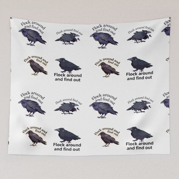 Item preview, Mini Flock around and find out sticker pack designed and sold by MendaciousMina.