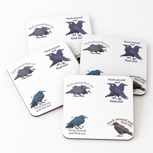 Item preview, Mini Flock around and find out sticker pack designed and sold by MendaciousMina.