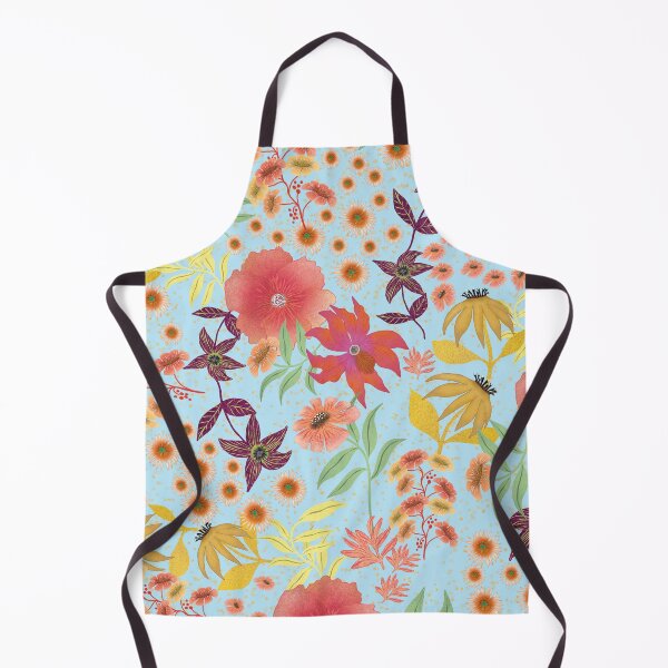 Item preview, Floral boutique on soft baby blue designed and sold by phatlizzardart.
