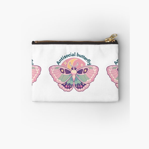 Item preview, Antisocial butterfly moth designed and sold by MendaciousMina.