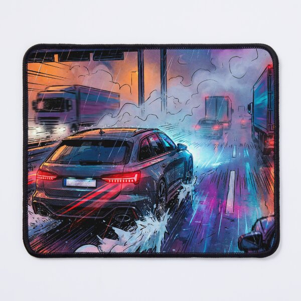 Item preview, Artistic comic illustration of dynamic sports wagon designed and sold by RevUpDesign.