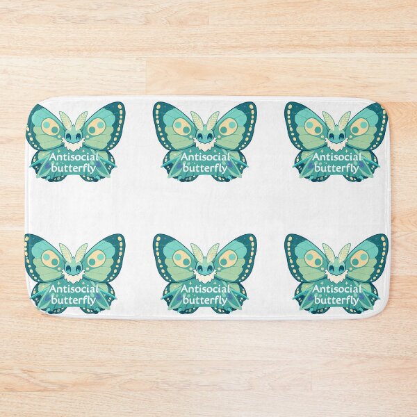 Item preview, Antisocial butterfly moth designed and sold by MendaciousMina.