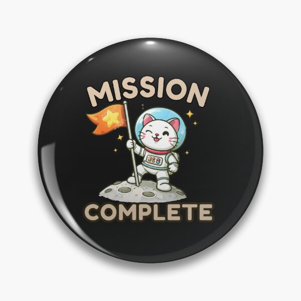Item preview, Mission Complete Astronaut Cat designed and sold by AdicretorDesign.