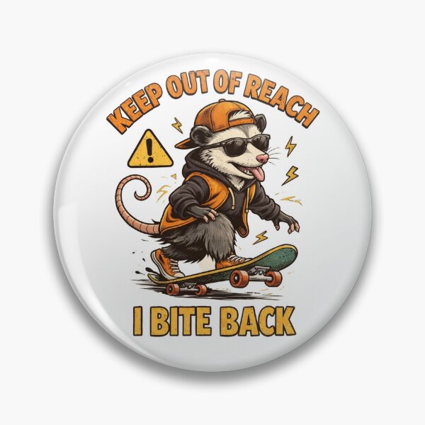 Item preview, Skateboarding Possum – Keep Your Distance Design designed and sold by Dogandesighn.