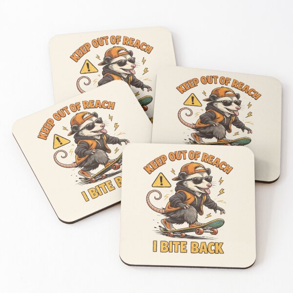 Item preview, Skateboarding Possum – Keep Your Distance Design designed and sold by Dogandesighn.