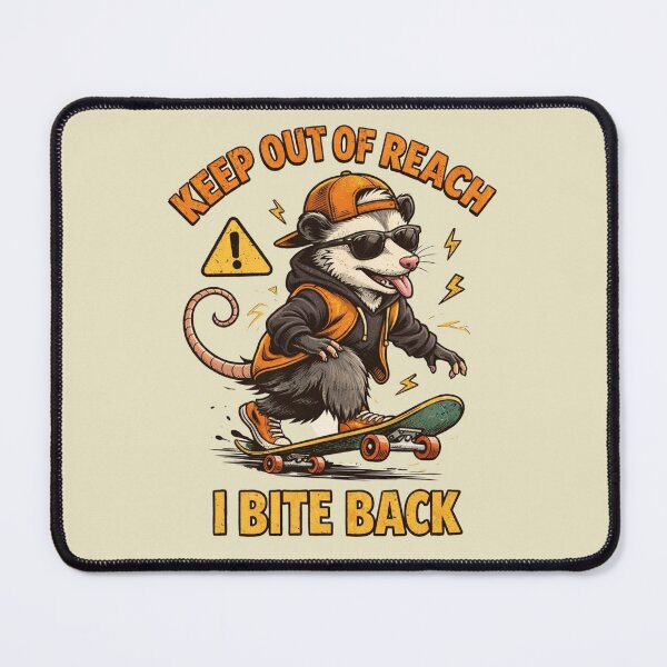Item preview, Skateboarding Possum – Keep Your Distance Design designed and sold by Dogandesighn.