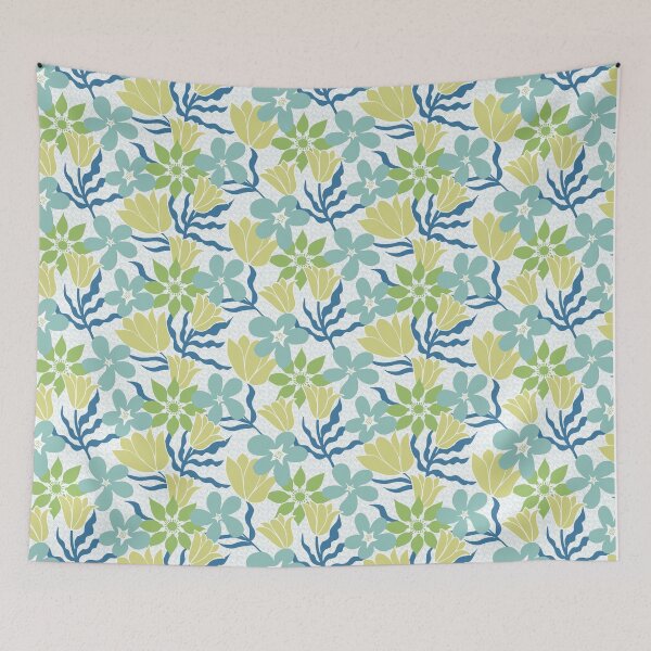 Item preview, Modern Scandinavian Directional Floral designed and sold by Butterfly & Daisy Design Studio.