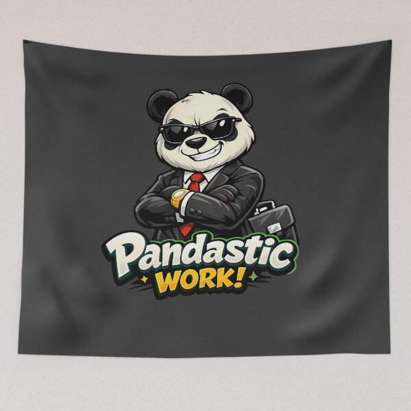 Item preview, Office Panda Funny Work Cartoon Design, Relatable Panda Character for Daily Office Life designed and sold by AuraloomAtelier.