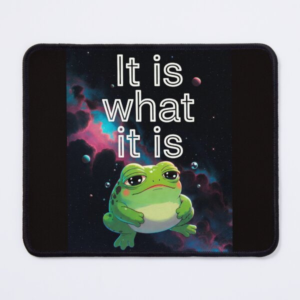 Item preview, Space Frog - It Is What It Is - Cosmic Stoicism designed and sold by HALYNA070824.