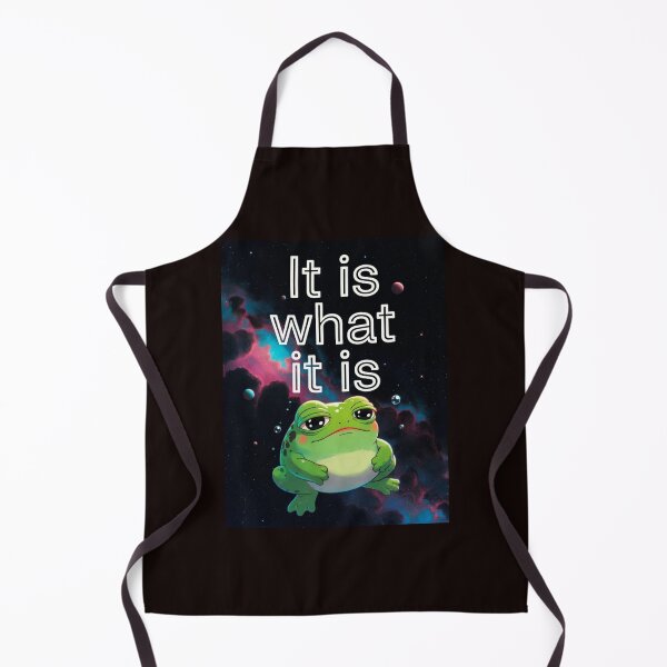 Item preview, Space Frog - It Is What It Is - Cosmic Stoicism designed and sold by HALYNA070824.