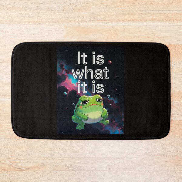Item preview, Space Frog - It Is What It Is - Cosmic Stoicism designed and sold by HALYNA070824.