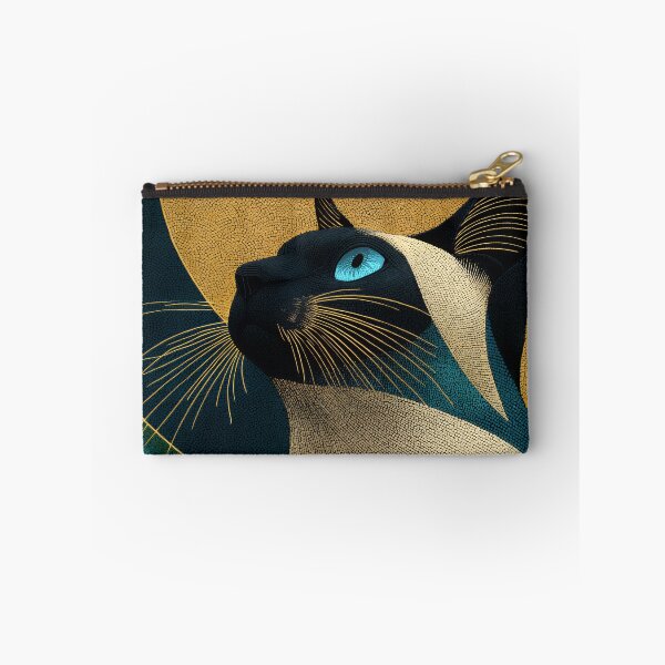 Item preview, Stylized Mosaic Siamese Cat Portrait designed and sold by EK-World.
