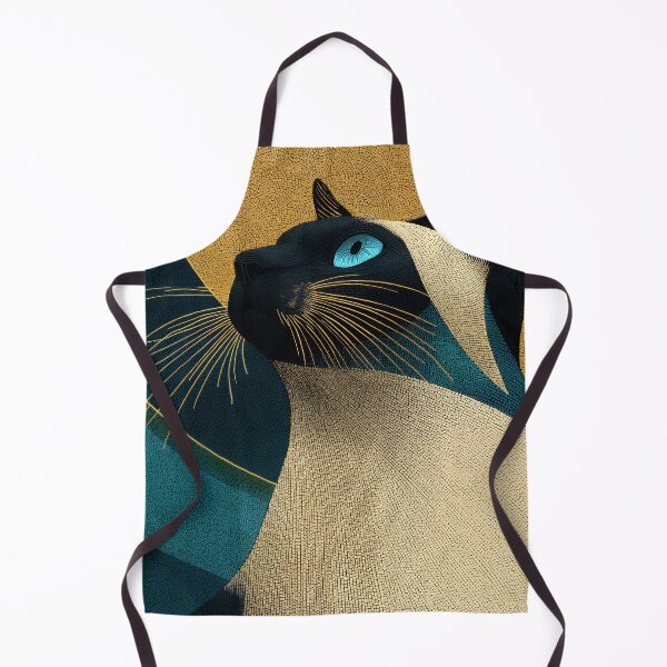 Item preview, Stylized Mosaic Siamese Cat Portrait designed and sold by EK-World.
