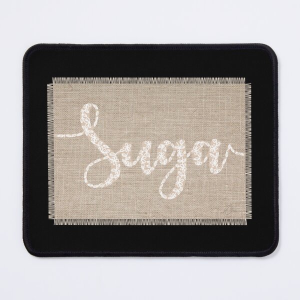 Item preview, BTS Suga floral jute art | Yoongi | Agust D designed and sold by moteesshop.