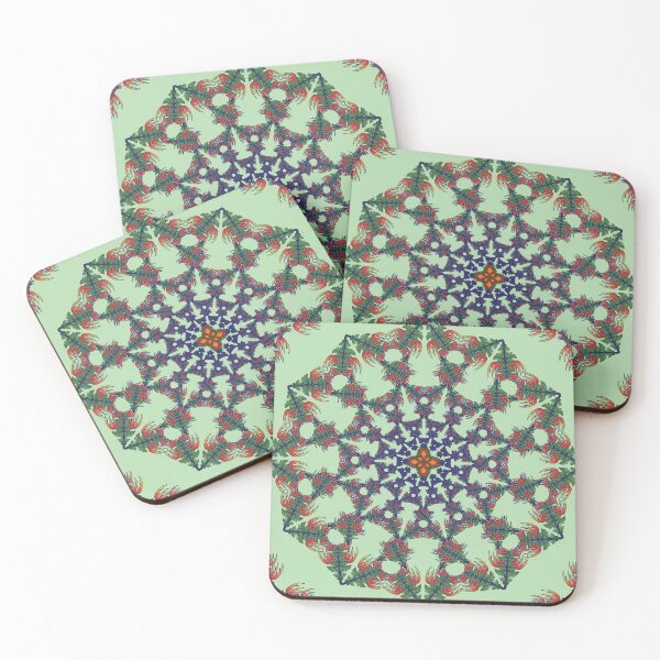 Item preview, Infinite Leaf Universe Mandala designed and sold by OIL Pattern Design .