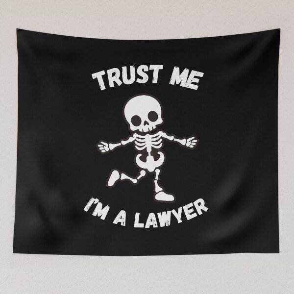 Item preview, Trust me, i'm a lawyer Skeleton Classic Funny T-Shirt designed and sold by OldSkullDesigns.