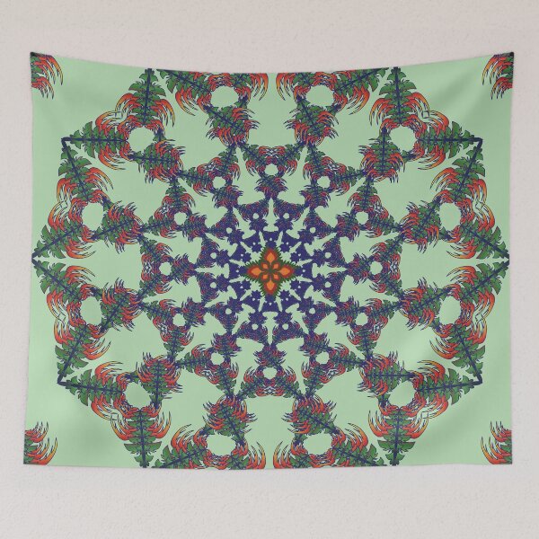 Item preview, Infinite Leaf Universe Mandala designed and sold by OIL Pattern Design .