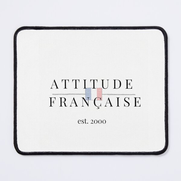Item preview, Attitude Francaise — Minimalist French Slogan Design Paris Lover Francophile France Gift designed and sold by Sixième Studio.