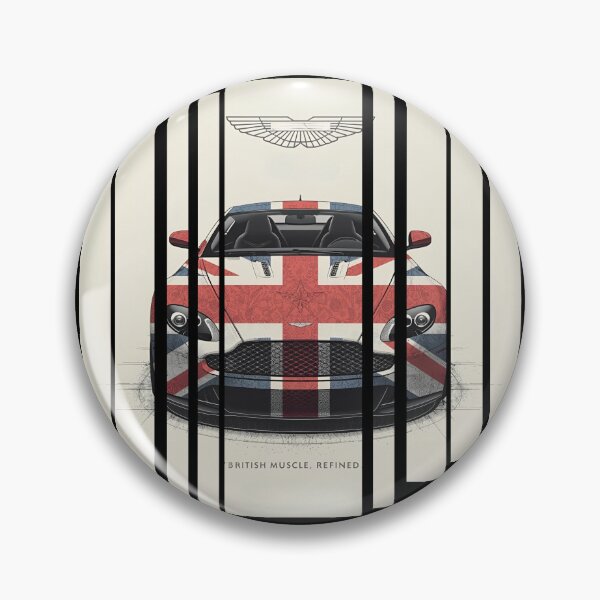 Item preview, Asto Marti Vantag British Muscle, Refined. Union Jack pattern integrated into car 11 designed and sold by Neon G.