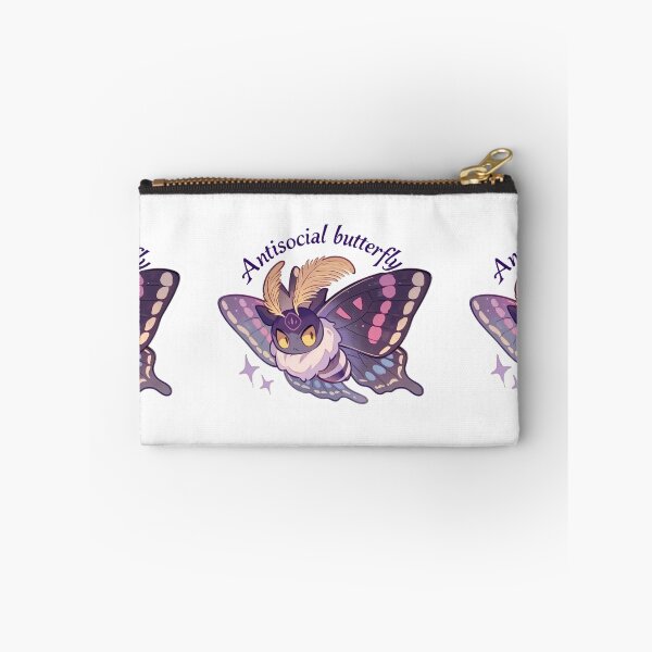 Item preview, Antisocial butterfly moth designed and sold by MendaciousMina.