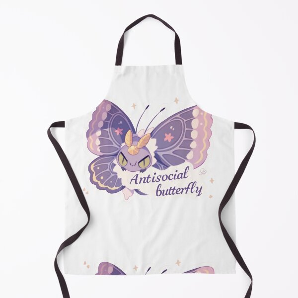 Item preview, Antisocial butterfly moth designed and sold by MendaciousMina.