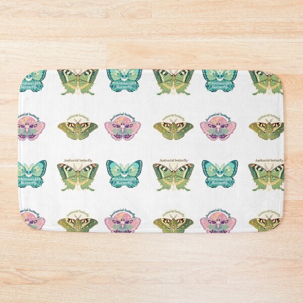 Item preview, Mini Antisocial butterfly moths sticker pack designed and sold by MendaciousMina.
