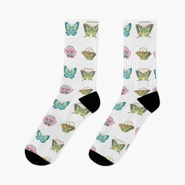 Item preview, Mini Antisocial butterfly moths sticker pack designed and sold by MendaciousMina.