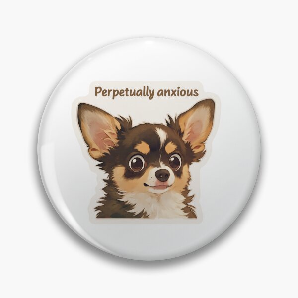 Item preview, Perpetually anxious chihuahua designed and sold by MendaciousMina.