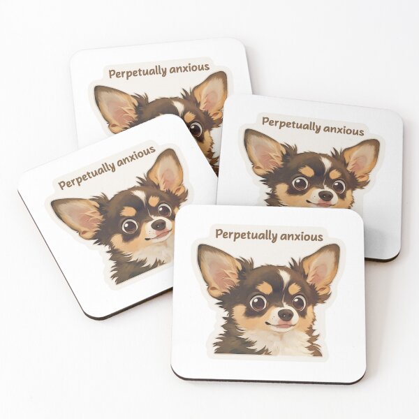Item preview, Perpetually anxious chihuahua designed and sold by MendaciousMina.