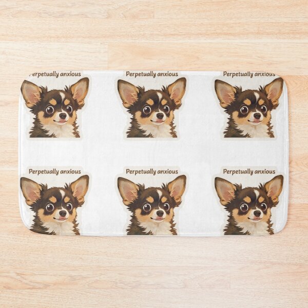 Item preview, Perpetually anxious chihuahua designed and sold by MendaciousMina.