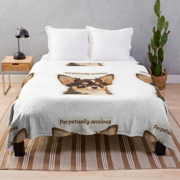 Item preview, Perpetually anxious chihuahua designed and sold by MendaciousMina.
