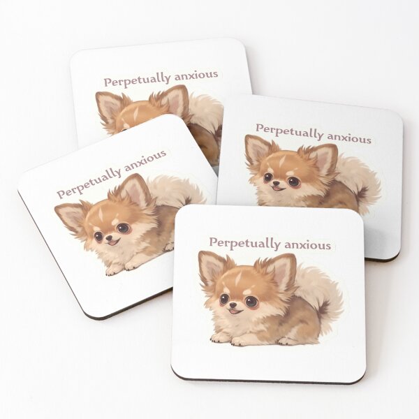 Item preview, Perpetually anxious chihuahua designed and sold by MendaciousMina.