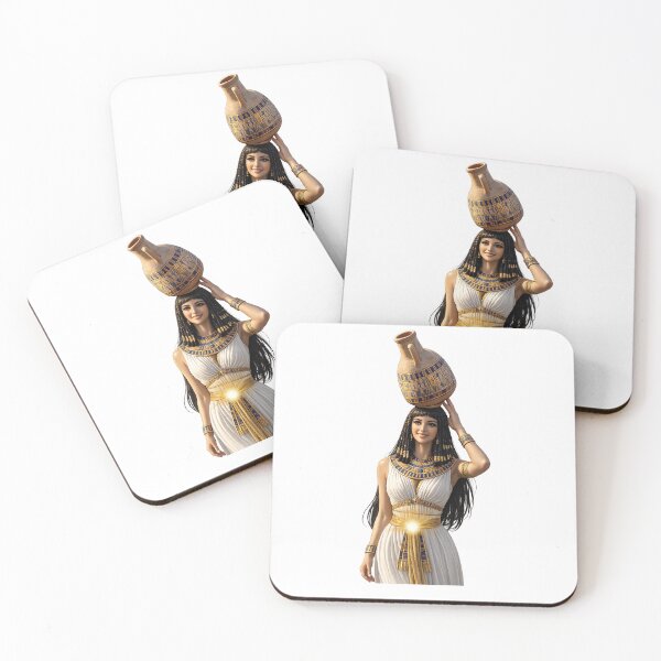 Item preview, Ancient Egyptian Queen Sun Aura – Kemetic Goddess Nile Woman Art, Afrocentric Egypt Design, Pharaoh Aesthetic Illustration designed and sold by TuyaArts.