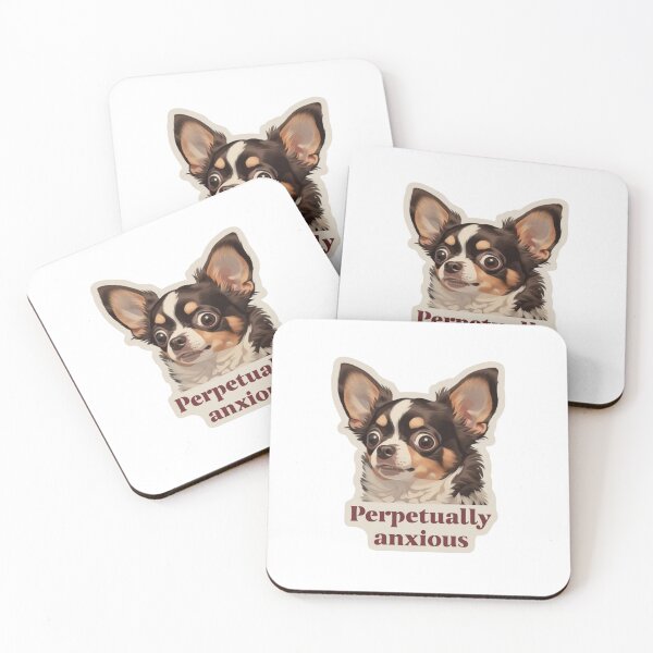 Item preview, Perpetually anxious chihuahua designed and sold by MendaciousMina.