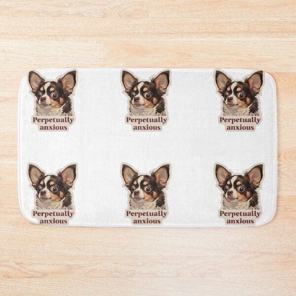 Item preview, Perpetually anxious chihuahua designed and sold by MendaciousMina.