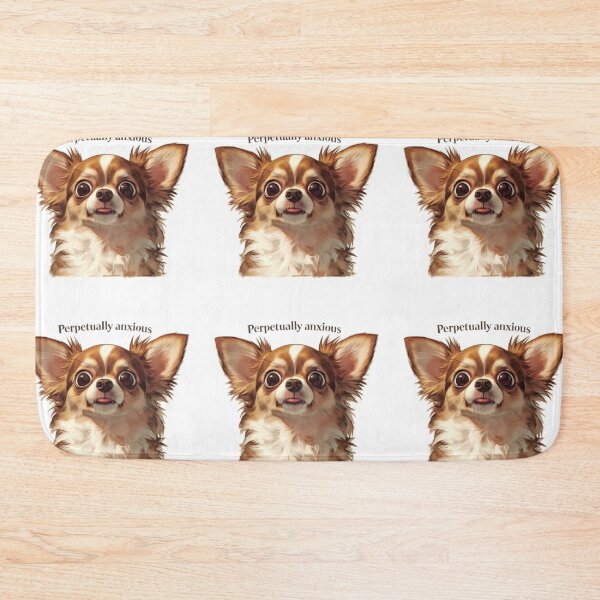 Item preview, Perpetually anxious chihuahua designed and sold by MendaciousMina.