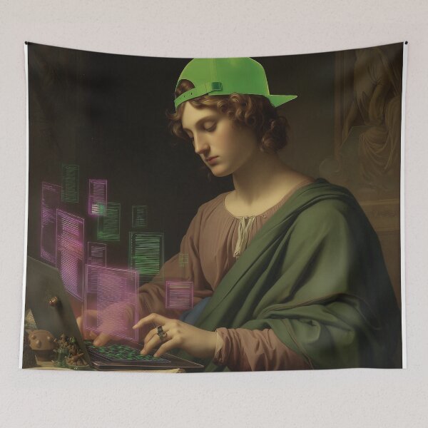 Item preview, The Coder of Two Eras designed and sold by oanaunciuleanu.