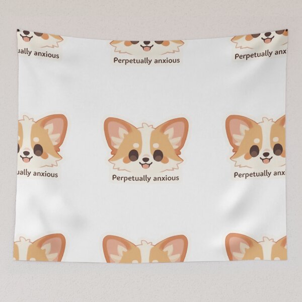 Item preview, Perpetually anxious chihuahua designed and sold by MendaciousMina.