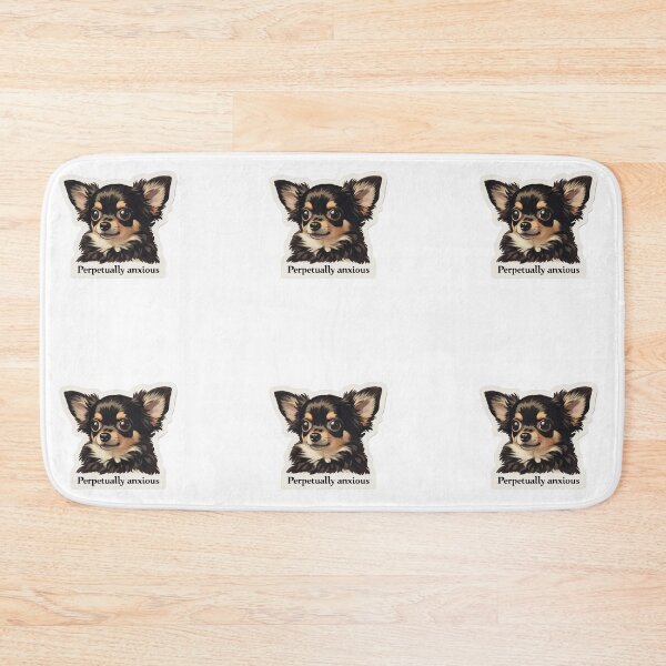 Item preview, Perpetually anxious chihuahua designed and sold by MendaciousMina.